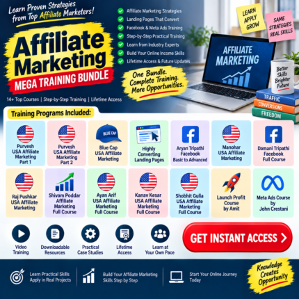 Affiliate marketing courses bundle