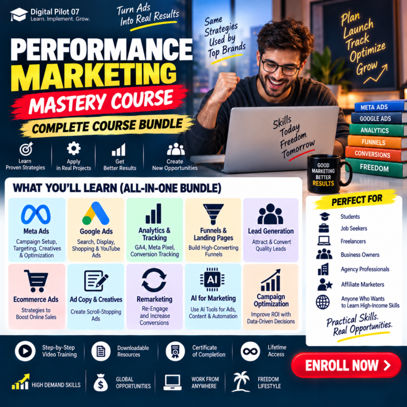 Perfomance Marketing Mastry Course